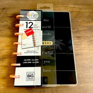 NWT Mini dashboard layout happy planner July 2020-June 2021